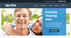 Desktop Screenshot of cleartonehearingaids.com